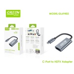 GL69402 NE Adaptador Type-C(Macho) a HDMI(Hembra), 4K, 15CM, Negro