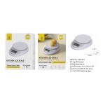 NR9330 BL Bascula de Cocina con Pantalla LCD, Capacidad Max.5000g (Min.2g),Max desviacion 1g/0.1oz/0