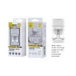 NR9441 BL Adaptador Universal de Enchufe 4 EN 1(EU/UK/US/AU), AC110-250V 10A , Blanco