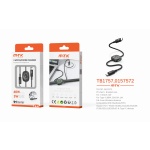 *TB1757 NE LUXURY CABLE TRENZADO DE CARGA TYPE-C 2 EN 1 PARA I-WATCH 3W/TYPE-C 60W, CABLE 1M, COMPATI