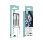 KREA WB2000 CABLE DE DATOS CARGA RÁPIDA MICRO USB 18W 1M BLANCO