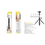 NE5361 NE Palo Selfie tripode con Bluetooth Para movil 4-7 Pulgadas£¬Extensible 20-170cm, Negro