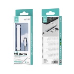 IKREA WG7102 ADAPTADOR HUB 4 EN 1 TYPE-C TO USB3.0*1+USB2.0*3 PLATA