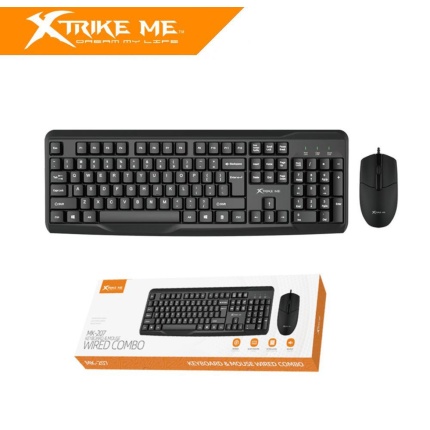 MK207 TECLADO Y RATON  CON CABLE