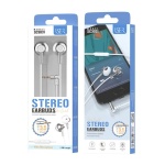 ISER SC3031 AURICULAR CON CONECTOR AUDIO JACK 3.5MM 1.2M BLANCO