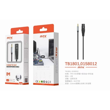 TB1801 NE LUXURY CABLE DE AUDIO BLINDADO DE ALEACION DE ALUMINIO Y ZINC…