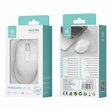 IKREA WG7092 RATÓN INALÁMBRICO 3D 2.4GHZ 800DPI
