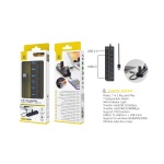 NG6089 NE Hubs USB 7 en 1 con interruptores LED de alimentacion Individuales, 6 Puertos USB 2.0 480