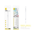 NR6101 BL Lapiz 2 en 1 puntero+boligrafo, Blanco