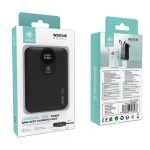 IKREA WD9346 POWER BANK CON CABLE INTEGRADO Y DISPLAY 35W 20000MAH NEGRO