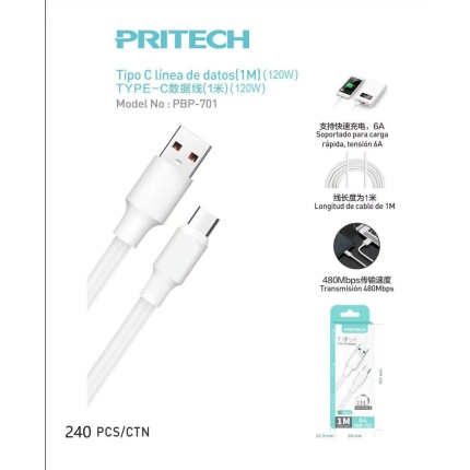 PBP-701 CABLE TIPO-C 6A