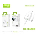 GL69501 Cargador Iphone Enchufe Cargador 1 USB + Cable Iphone