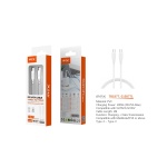 TB1877 BL Cable de Datos Orvion con carga rapida para Type-C a Type-C 100W/20V/5A/1M, Blanco