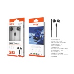 TC3277 NE Luxury Auricular USB-C Zoogle con microfono y boton de volumen, Cable 1.2m, Negro