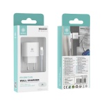 IKREA WA0222 CARGADOR PD USB-C CON CABLE USB-C TO LIGHTNING 20W 3.4A BLANCO