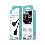 IKREA WB1374 CABLE DE ALIMENTACIÓN PVC 3 PINES 1.2M NEGRO