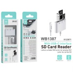IKREA WB1387 LECTOR DE TARJETAS SD INTERFAZ LIGHTNING