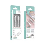 IKREA WB2003 CABLE DE DATOS TYPE-C TO TYPE-C CARGA RÁPIDA 60W 1M BLANCO