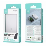 IKREA WD9266 POWER BANK MAGNÉTICO 2 EN 1 6500MAH PLATA