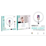 IKREA WR9177 ANILLO DE LUZ LED RGB MULTICOLORES CON 1 SOPORTE DE MÓVIL INTERFAZ USB 30CM 12''