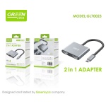 GL70023 ADAPTADOR TYPE-C A HDMI TYPE-C HDMI + HDMI