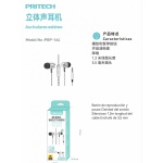 PBP-164 Auriculares con Cable, Auriculares con Microfono, Auriculare de Reducción de Ruido de 3,5 mm