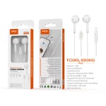 TC3303 BL Auricular Lightning Meldan con microfono , (Necesario Bluetooth)Cable 1.2m, Blanco