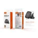 TE5031 NE Soporte Universal de Movil Magnetico para Airvent de coche, ajustable 360°grado, Negro