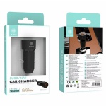 IKREA WA0319 CARGADOR PARA COCHE 2 PUERTOS USB-A 12W NEGRO