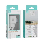 IKREA WA0350 CARGADOR PD CON CABLE TYPE-C TO TYPE-C 35W 3A MAX BLANCO