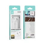 IKREA WC9492 AURICULARES HI-RES STEREO CONECTOR AUDIO JACK 3.5MM BLANCO