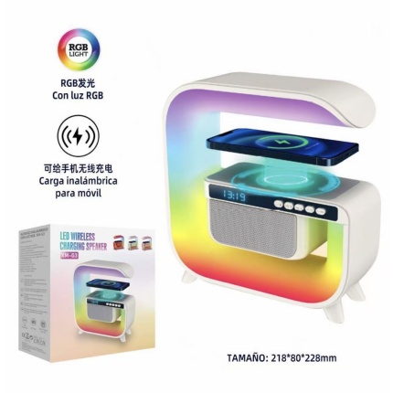 XM-G3 Altavoz Inalámbrico Con Luz RGB / Pantalla LED / Power bank