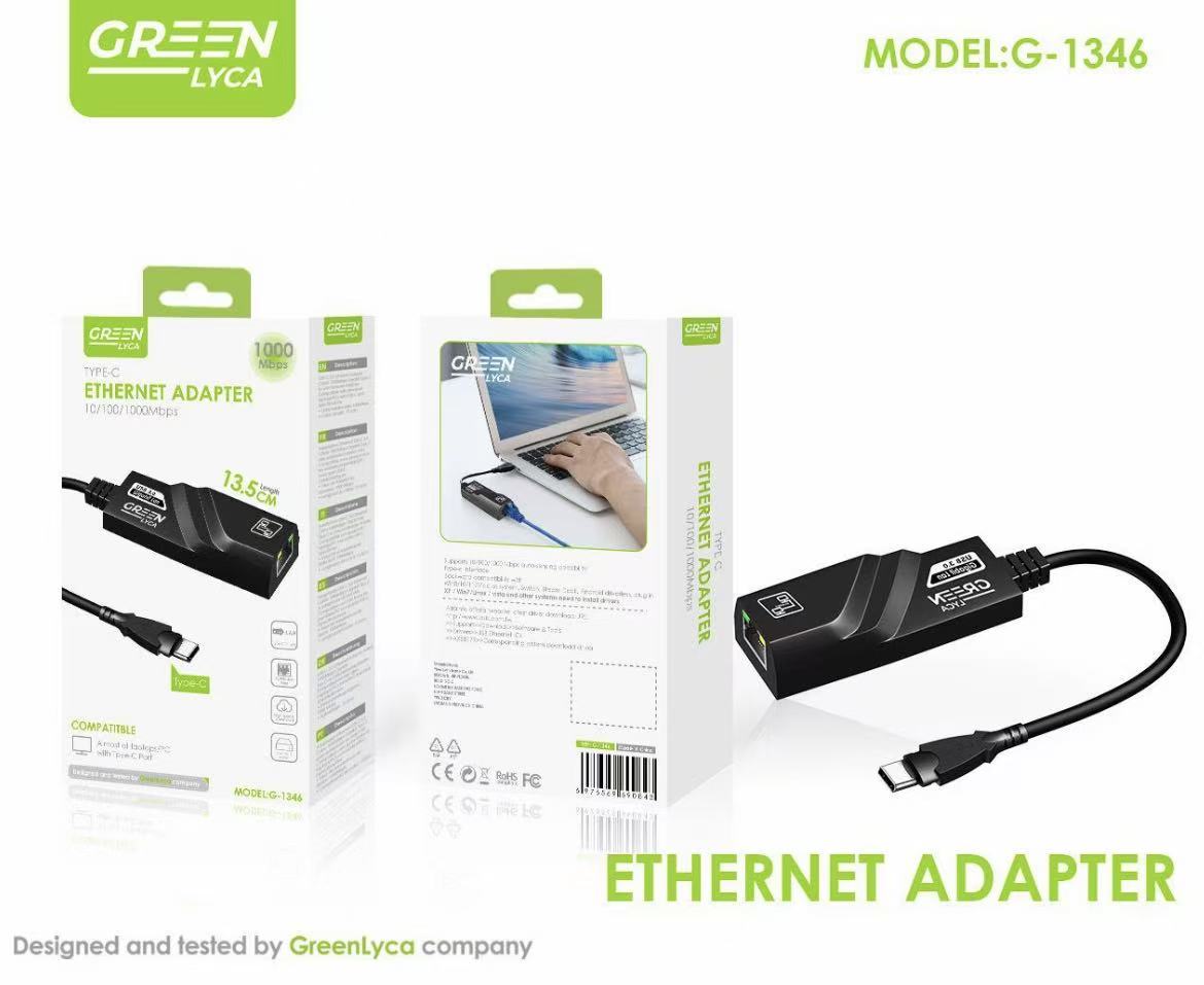 G-1346 G-1346 ADAPTADOR USB-C A ETHERNET LAN - Imagen 1