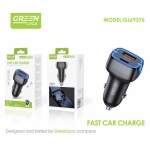 GL69376 Cargador Coche USB C 38W MAX, Adaptador de Mechero de Coche con 20W PD USB-C y 18W QC 3.0 USB-A