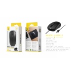 NG6091 NE RATON AMBIDIESTRO 3D/1000DPI CON CABLE USB 1.35 METROS, NEGRO