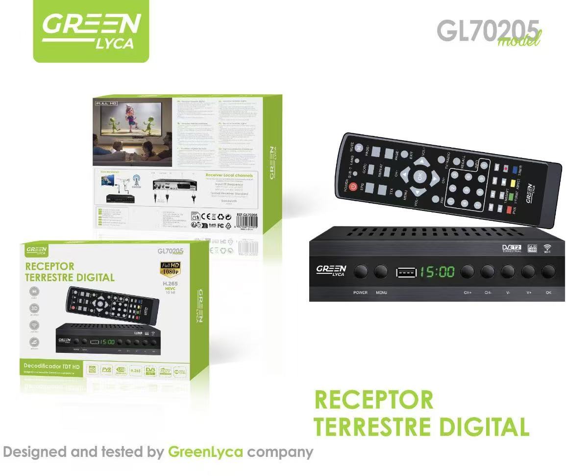 GL70205 GL70205 Decodificador TDT HD 1080P - Imagen 1