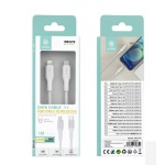 IKREA WB1370 CABLE DE CARGA RÁPIDA TYPE-C TO LIGHTNING 30W 1M BLANCO