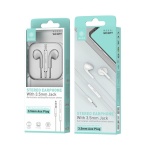 IKREA WC3077 AURICULARES ESTÉREO CON CONECTOR 3.5MM 1.2M TPE BLANCO