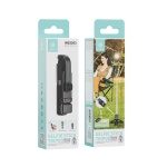 IKREA WE5203 PALO SELFIE TRÍPODE CON LUZ LED Y CONTROL REMOTO 360º ROTACIÓN NEGRO