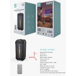 IKREA WF4060 ALTAVOZ PORTABLE BLUETOOTH 5.0 CON LED Y MANDO 15W NEGRO