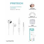 PBP-562   Auriculares con Cable con Micrófono y Control de Reproducción, Adecuados para Teléfonos Móviles, Tabletas, MP3 y Otros Dispositivos de Audio de 3,5 mm