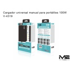 V-4319  100W CARGADOR UNIVERSAL PARA PORTÁTIL