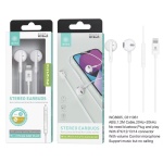 IKREA WC8665 AURICULAR ESTÉREO CONECTOR LIGHTNING ABS 1.2M BLANCO(NO CALLING)