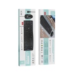 IKREA WG7115 COMBO DE TECLADO Y RATÓN CON CABLE ES NEGRO